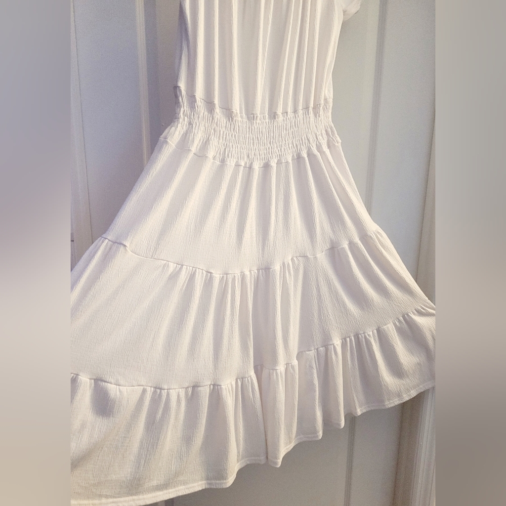 ✨️Love White Ruffled Tiered Sundress - Picture 10 of 10